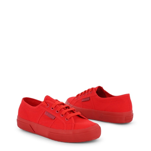 superga red shoes